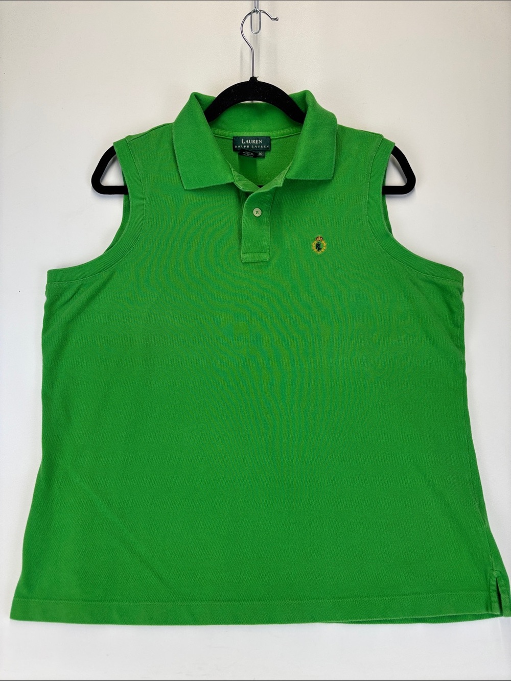 LAUREN RALPH LAUREN Sleeveless Polo Shirt Womens Size 1X